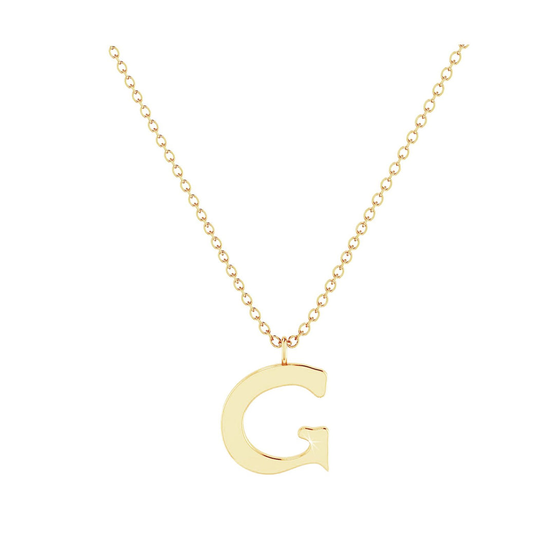 G - Letter Name Necklace Initial Necklace