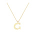 G - Letter Name Necklace Initial Necklace