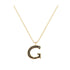 G - Letter Name Necklace Initial Necklace