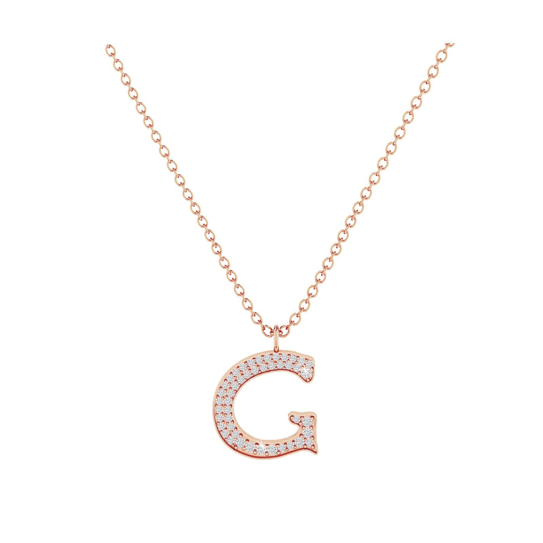 G - Letter Name Necklace Initial Necklace