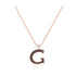 G - Letter Name Necklace Initial Necklace