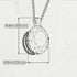 Oval Black Diamond Hidden Halo Necklace - Gemma No. 68 image 3