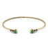 Geometric Bezel Emerald Bracelet - Josie No. 64