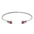 Geometric Bezel Ruby Bracelet - Josie No. 57