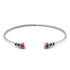 Geometric Bezel Ruby Bracelet - Josie No. 42