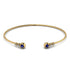 Geometric Bezel Sapphire Bracelet - Josie No. 13