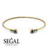 Geometric Bezel Sapphire Bracelet - Josie No. 28