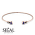 Geometric Bezel Sapphire Bracelet - Josie No. 44
