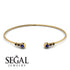Geometric Bezel Sapphire Bracelet - Josie No. 43
