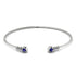 Geometric Bezel Sapphire Bracelet - Josie No. 15