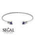 Geometric Bezel Sapphire Bracelet - Josie No. 15