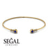 Geometric Bezel Sapphire Bracelet - Josie No. 13