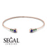 Geometric Bezel Sapphire Bracelet - Josie No. 29