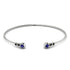 Geometric Bezel Sapphire Bracelet - Josie No. 45