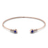 Geometric Bezel Sapphire Bracelet - Josie No. 14