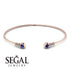 Geometric Bezel Sapphire Bracelet - Josie No. 14