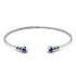 Geometric Bezel Sapphire Bracelet - Josie No. 30