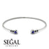 Geometric Bezel Sapphire Bracelet - Josie No. 45