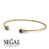 Geometric Bezel Sapphire Bracelet - Josie No. 13