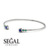 Geometric Bezel Sapphire Bracelet - Josie No. 30