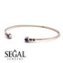 Geometric Bezel Sapphire Bracelet - Josie No. 44