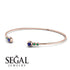 Geometric Bezel Sapphire Bracelet - Josie No. 29