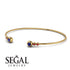 Geometric Bezel Sapphire Bracelet - Josie No. 58