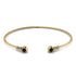 Geometric Bezel Black Diamond Bracelet - Josie No. 7