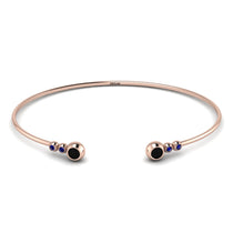 Geometric Bezel Black Diamond Bracelet - Josie No. 68 image 1