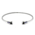Geometric Bezel Black Diamond Bracelet - Josie No. 69