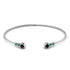 Geometric Bezel Black Diamond Bracelet - Josie No. 24