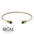 Geometric Bezel Black Diamond Bracelet - Josie No. 22