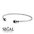 Geometric Bezel Black Diamond Bracelet - Josie No. 39