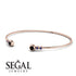 Geometric Bezel Black Diamond Bracelet - Josie No. 68 image 3