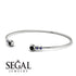 Geometric Bezel Black Diamond Bracelet - Josie No. 69