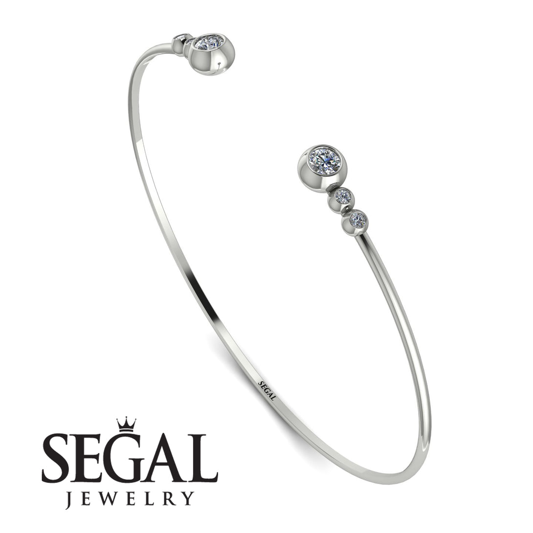Geometric Bezel Diamond Bracelet - Josie No. 3