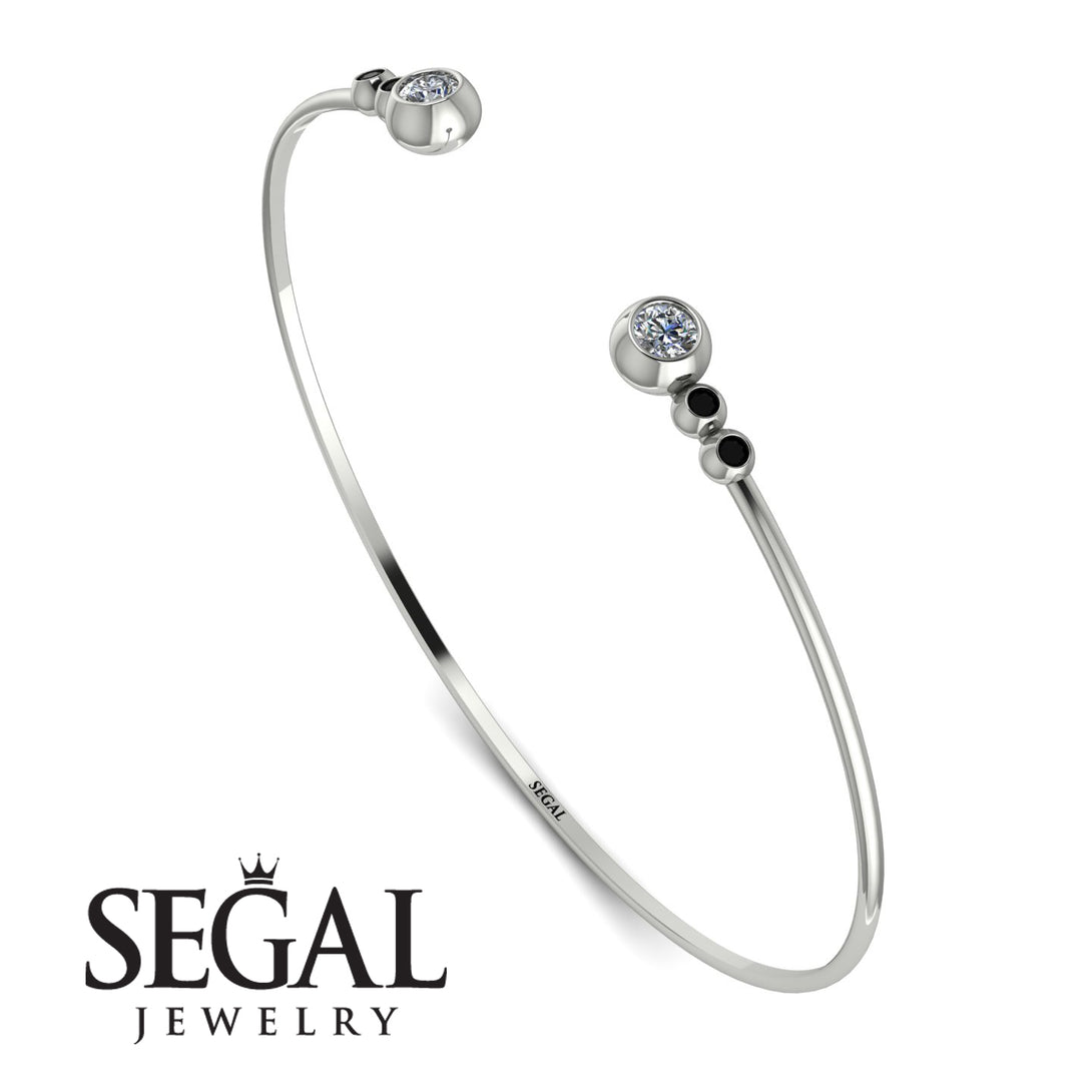 Geometric Bezel Diamond Bracelet - Josie No. 33