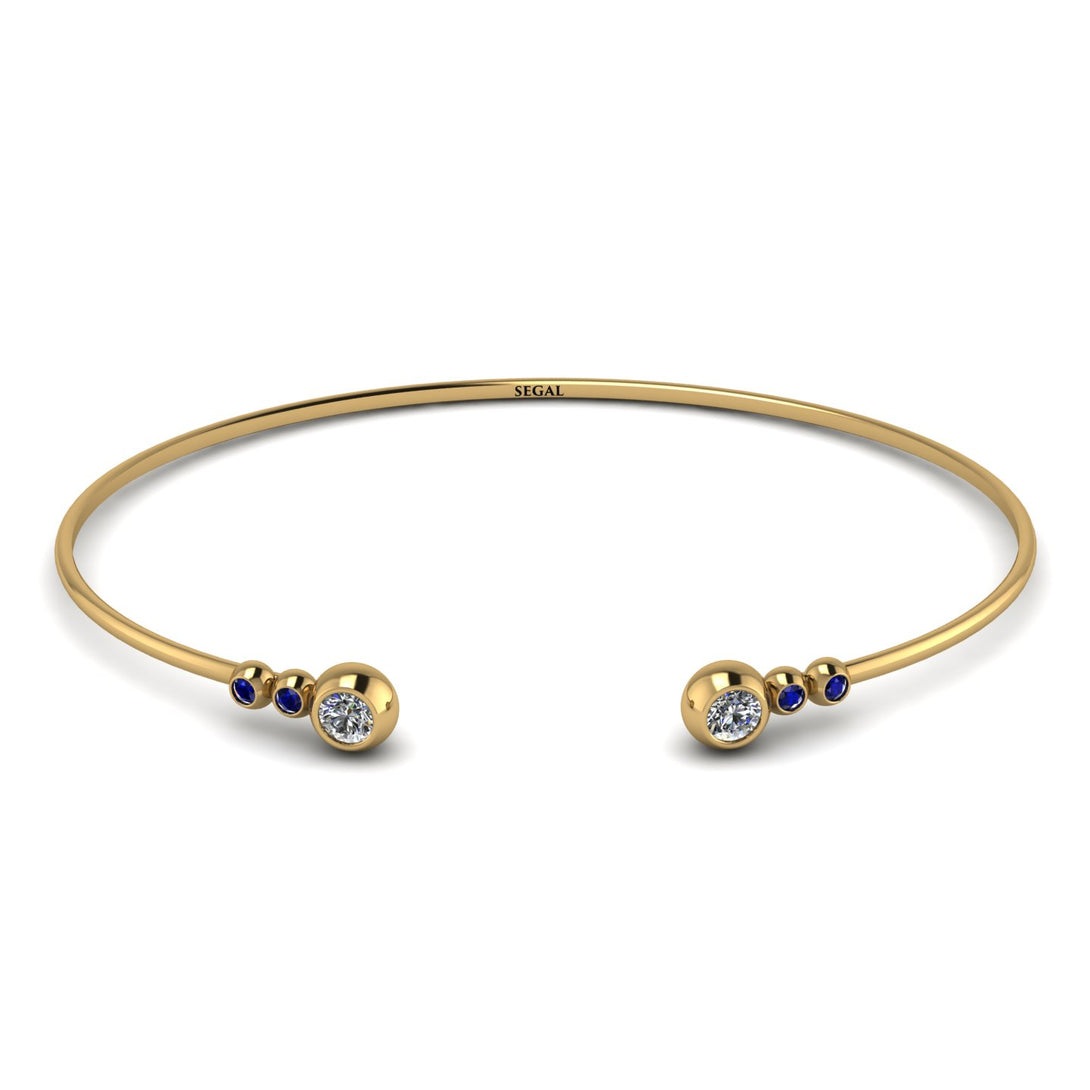 Geometric Bezel Diamond Bracelet - Josie No. 61