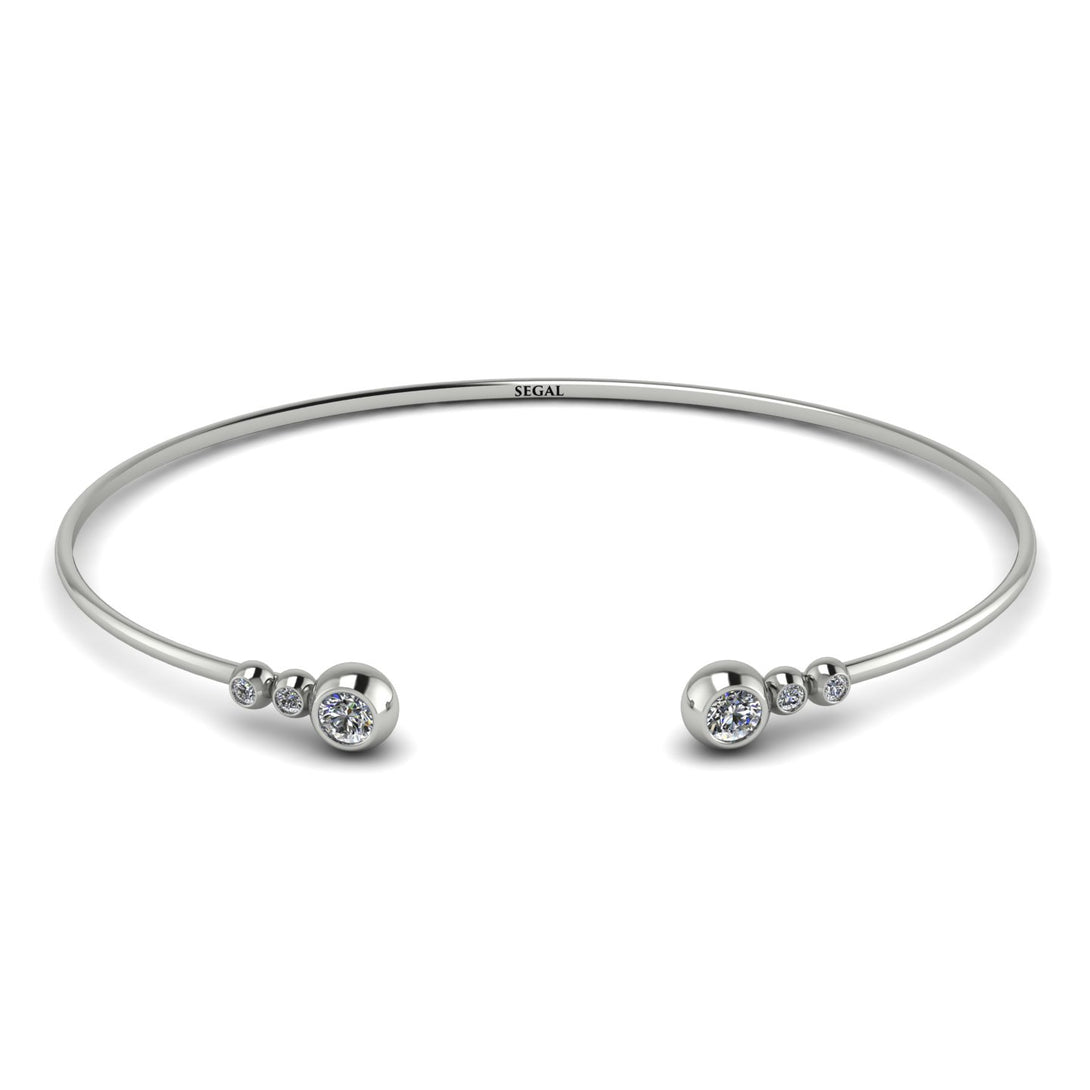 Geometric Bezel Diamond Bracelet - Josie No. 3