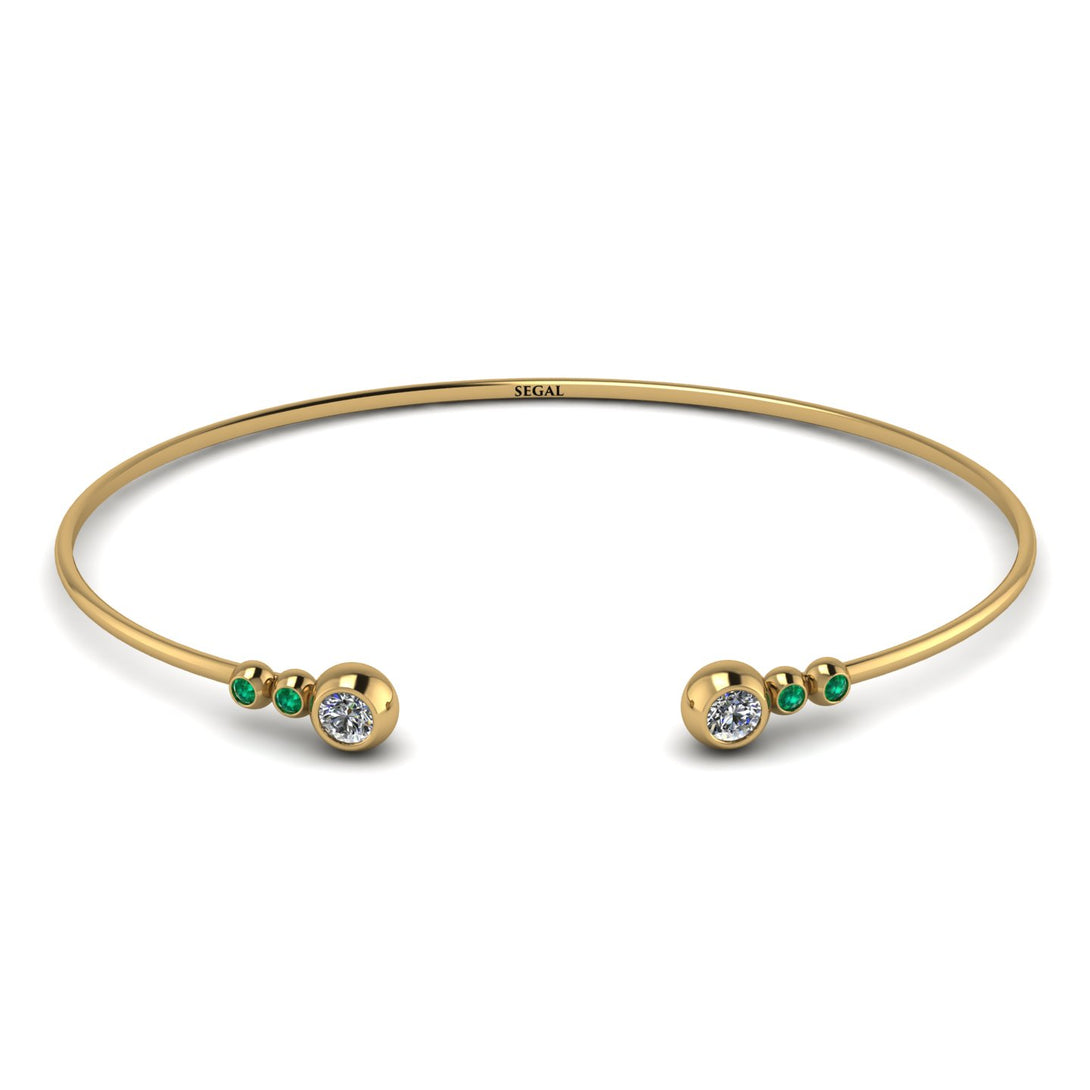 Geometric Bezel Diamond Bracelet - Josie No. 16