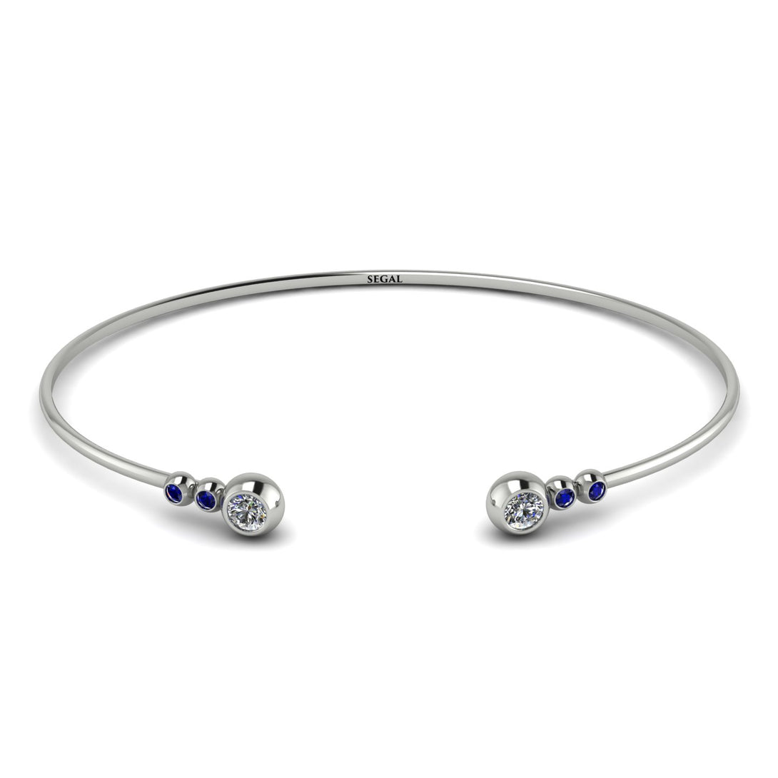 Geometric Bezel Diamond Bracelet - Josie No. 63