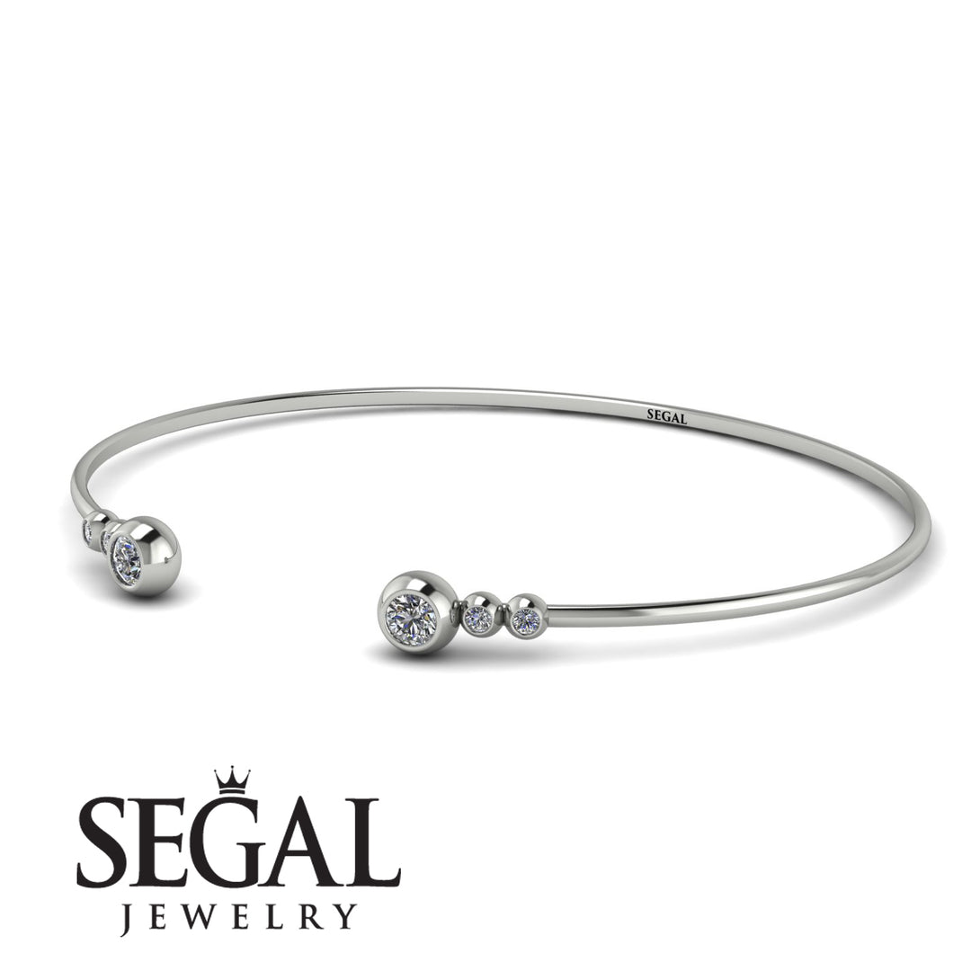 Geometric Bezel Diamond Bracelet - Josie No. 3