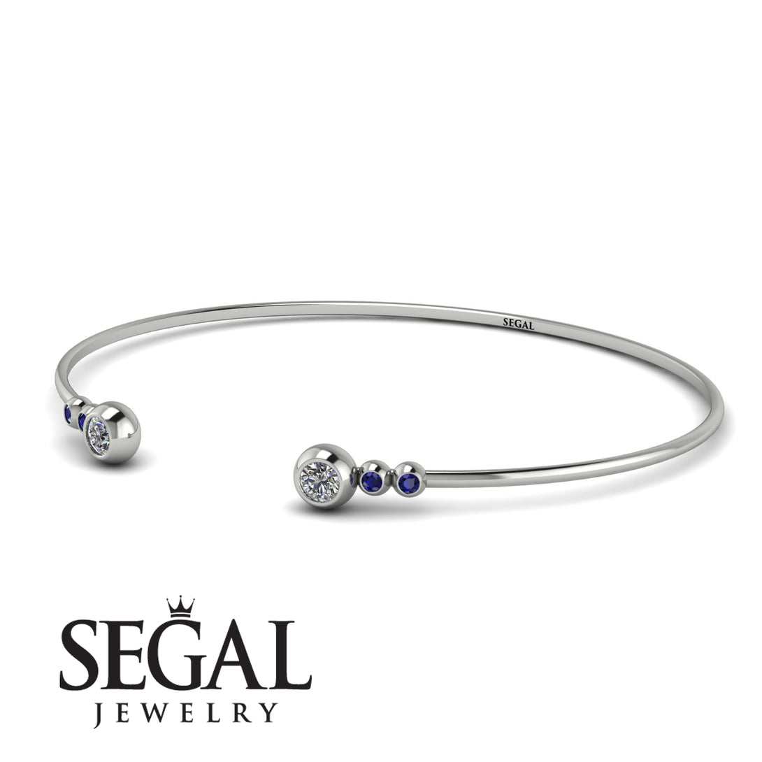 Geometric Bezel Diamond Bracelet - Josie No. 63