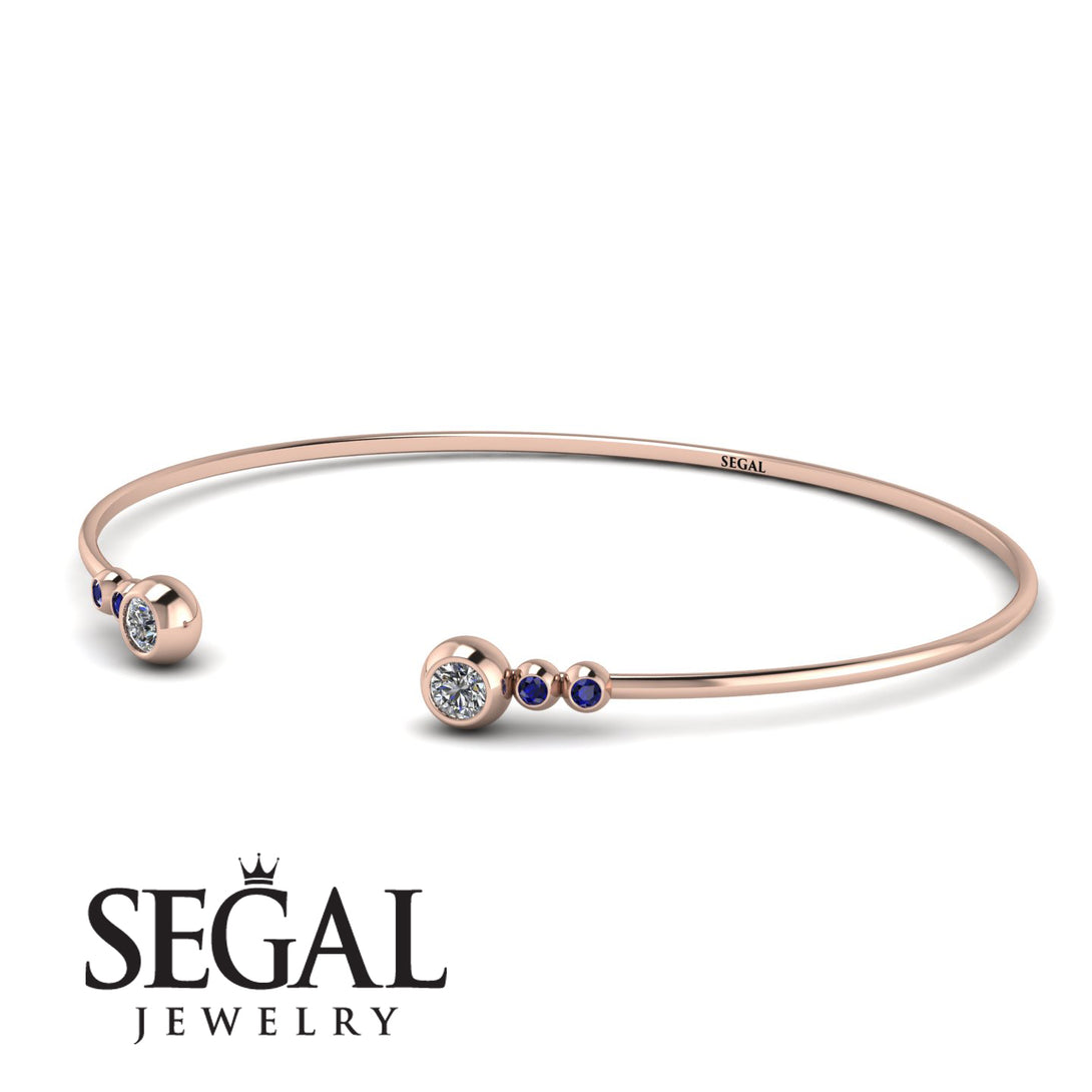 Geometric Bezel Diamond Bracelet - Josie No. 62
