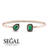 Geometric Pearl And Emerald Emerald Bracelet - Catherine No. 35 image 14