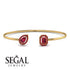 Geometric Pearl And Emerald Ruby Bracelet - Catherine No. 55