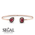 Geometric Pearl And Emerald Ruby Bracelet - Catherine No. 41