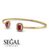 Geometric Pearl And Emerald Ruby Bracelet - Catherine No. 10 image 3