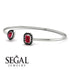 Geometric Pearl And Emerald Ruby Bracelet - Catherine No. 42 image 3
