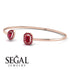 Geometric Pearl And Emerald Ruby Bracelet - Catherine No. 56 image 3